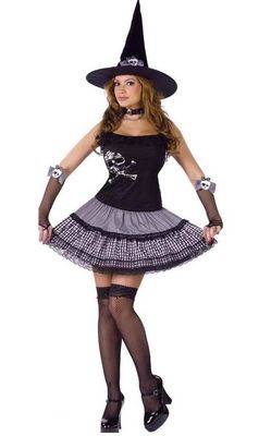 Funky Punk Witch Adult Costume